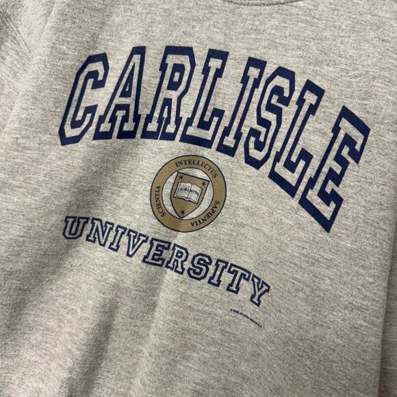 Vintage Carlisle University 2002 Grey Sweatshirt Medium - Picture 2 of 6
